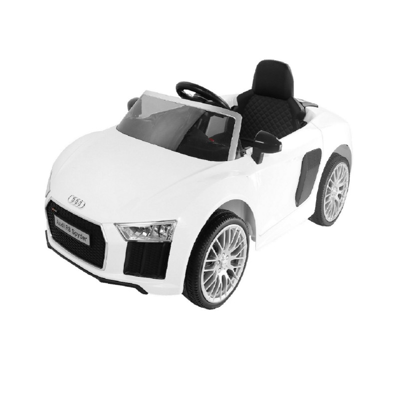 Vehículo Infantil Audi R8 Blanco Juegos Manía